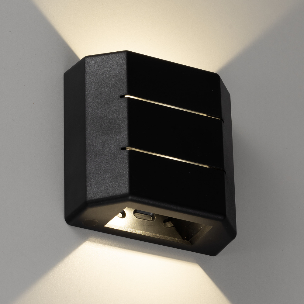 Citilux STELS CLU0731 LED Уличный настенный светильник Чёрный
