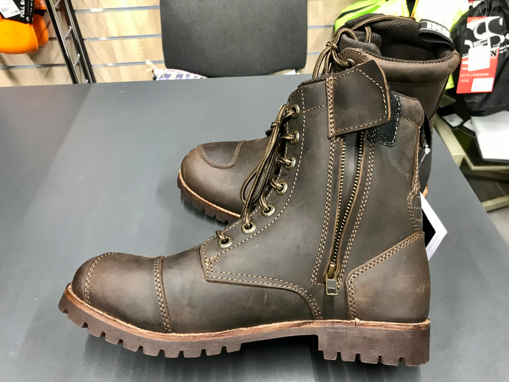 классические мотоботы IXS Classic Shoe Oiled Leather Brown
