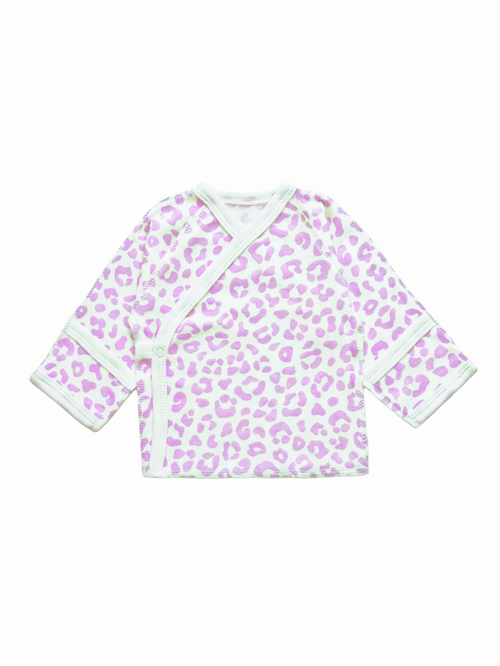 Распашонка-кимоно Леопард violet