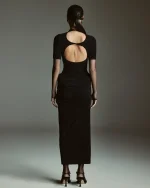 Платье акваланг, Черное