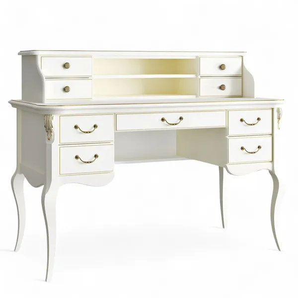 Кабинетный стол пристенный