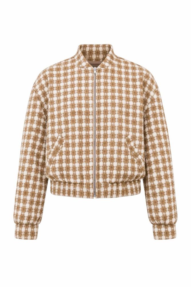 Бомбер твидовый UnicNature