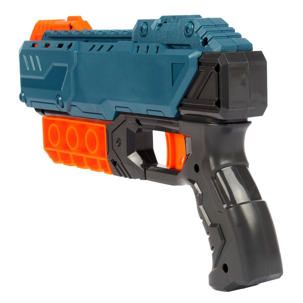 Пистолет с мягк.пулями, коробка BT303