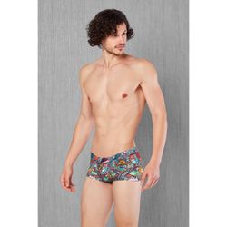 Мужские трусы хипсы с цветным принтом DOREANSE 1707