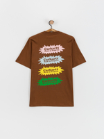 Футболка Carhartt WIP Bam коричневая