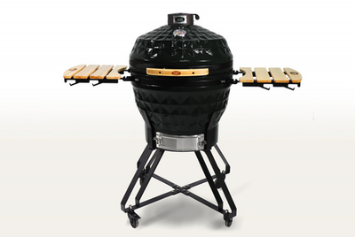 Керамический гриль-барбекю 24 дюйма (черный) (61 см)