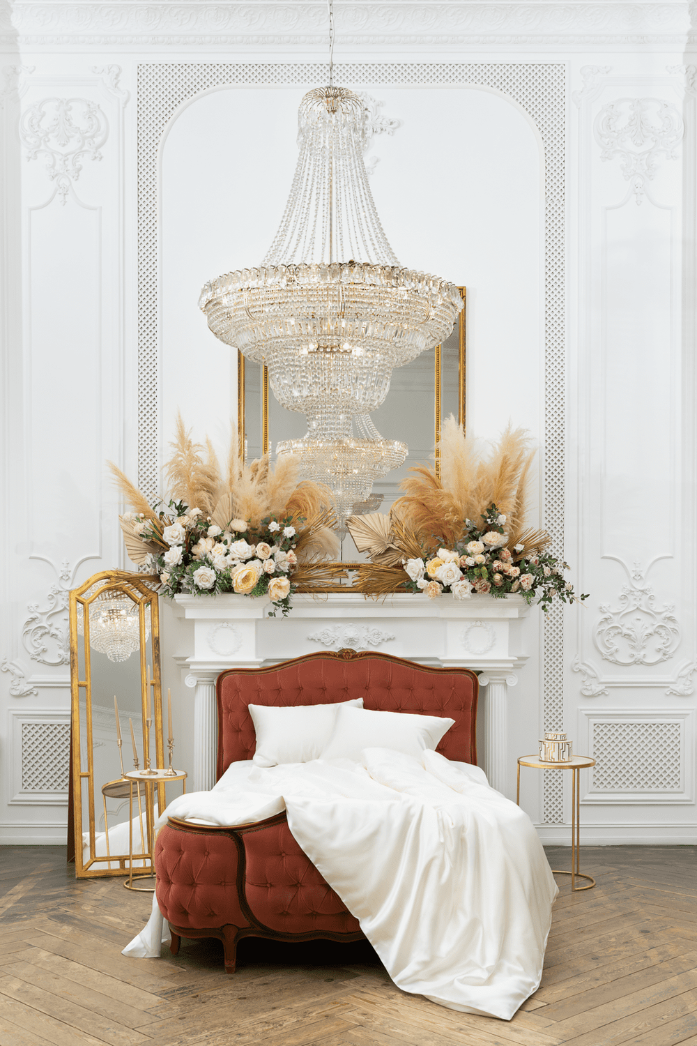 Постельное белье семейное German Grass Silk Bliss Creamy White