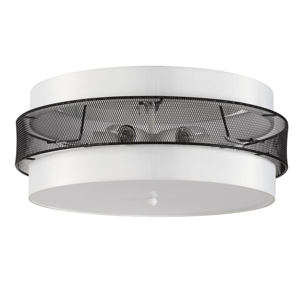 8002/6C MODERNI LN25 000 белый, черный металл/металл, текстиль Потолочный светильник Е27 6*60W 220V ANIMAISA