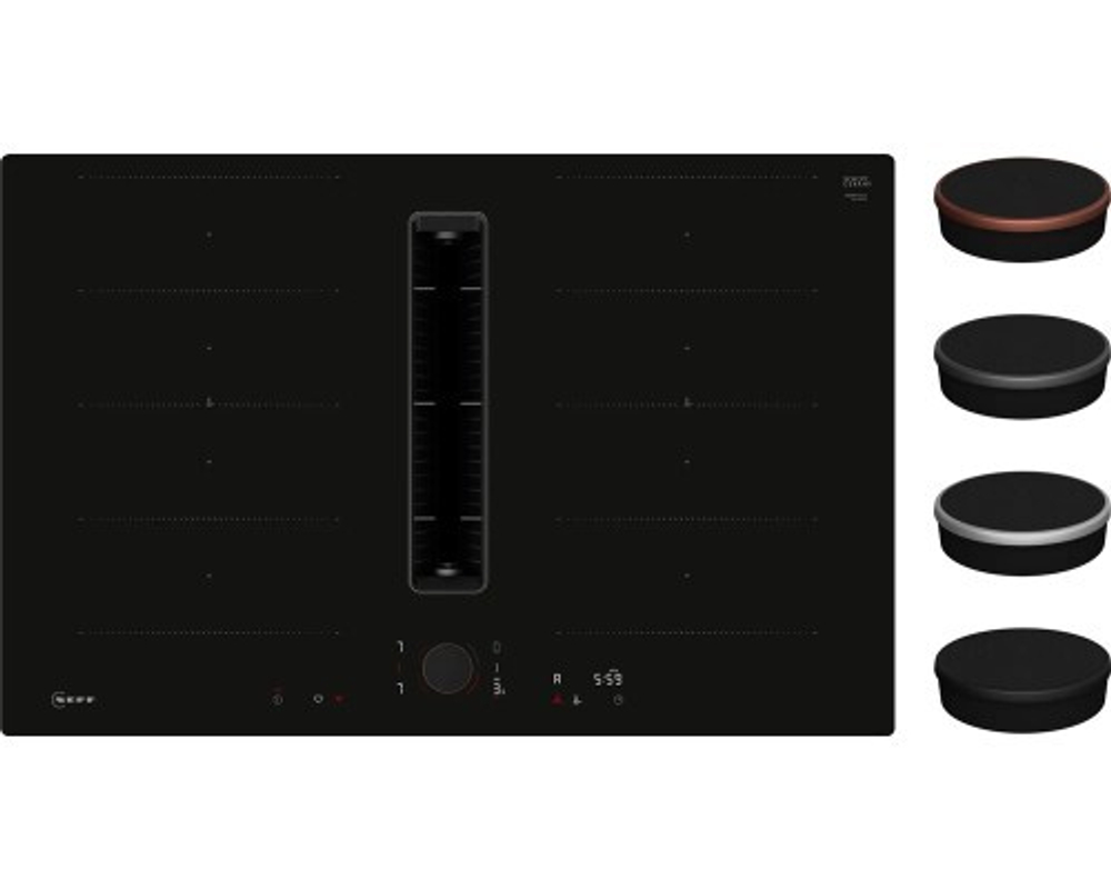 Встраиваемая индукционная варочная панель со встроенной вытяжкой Neff V68PYX4C0