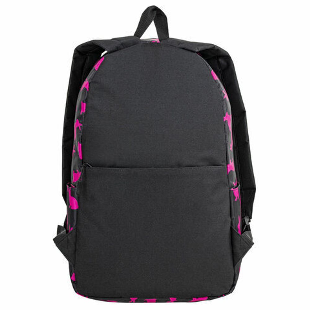 Рюкзак BRAUBERG POSITIVE универсальный, потайной карман, "Pink Rabbits", 42х28х14 см, 270780