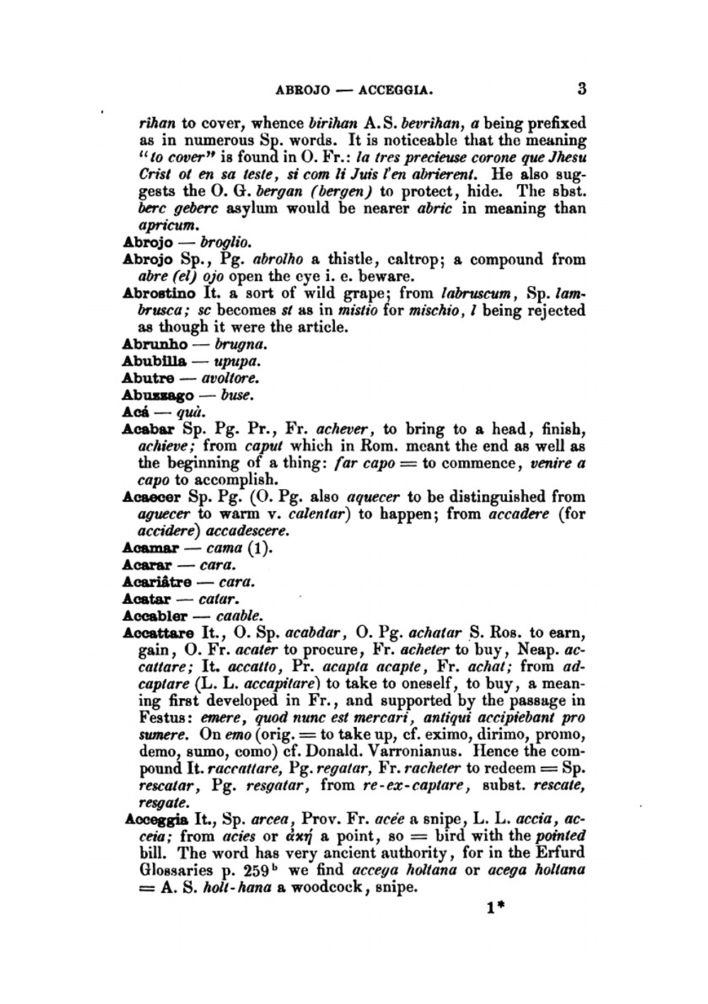 An Etymological Dictionary of the Romance Languages | F. Diez