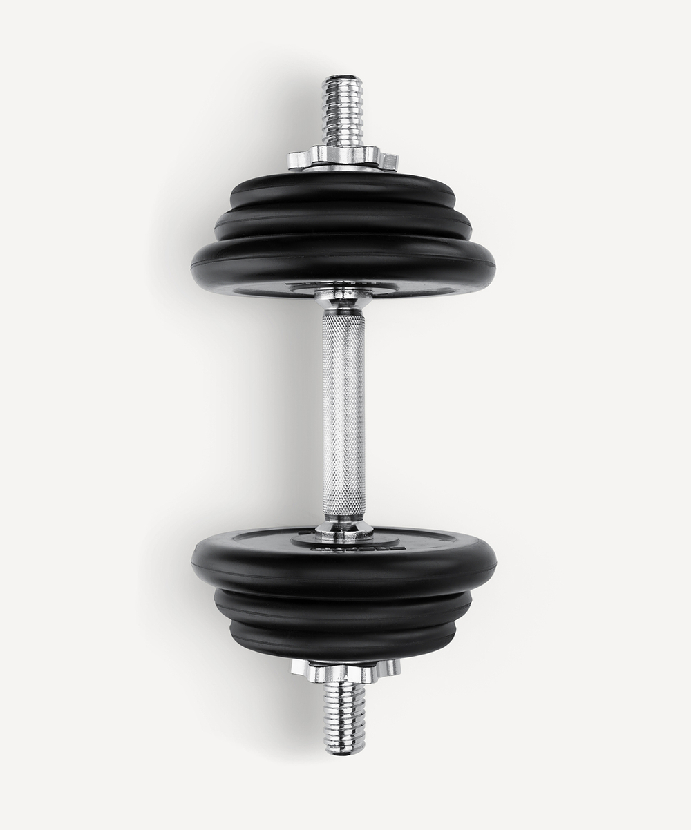 Гантель разборная обрезиненная в коробке DB-716, 10 кг