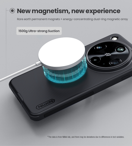 Чехол противоударный от Nillkin c поддержкой MagSafe для OPPO Find X8 Ultra, серия Super Frosted Shield Pro Magnetic Case