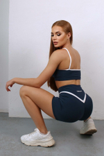 Женский топ Gantelka White band синий