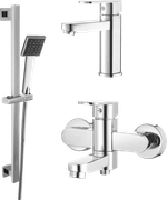 06037 Душевой комплект (3 в 1) ХРОМ  "GANZER"  (4/1шт)