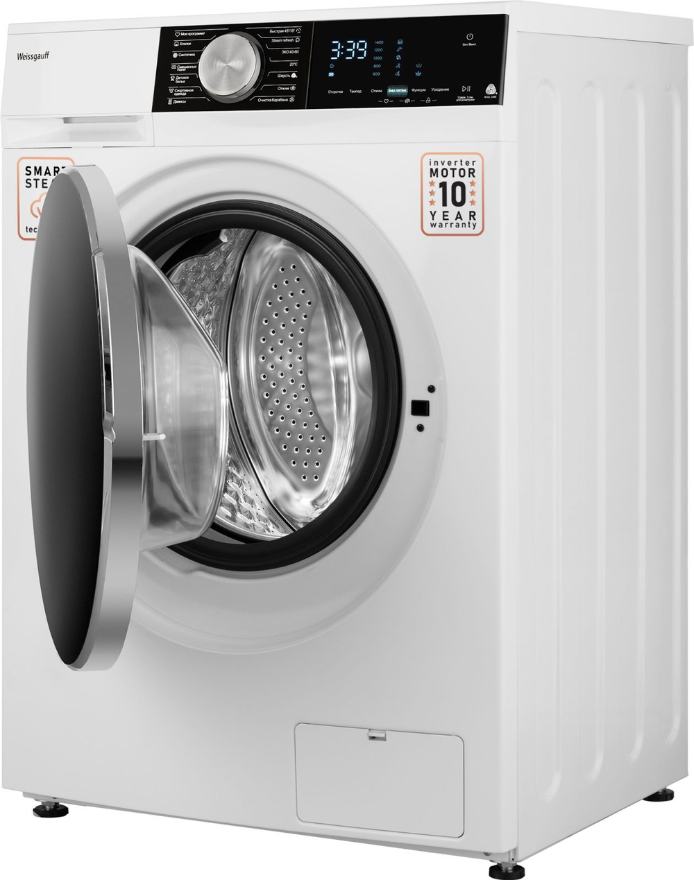 Стиральная машина Weissgauff WM 47148 DC Inverter Steam (430973)