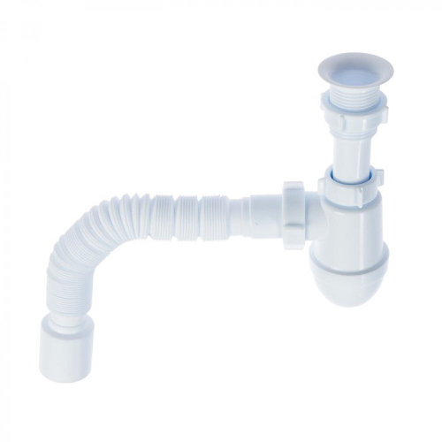 Сифон Ани 1 1/4"*с гибкой трубой 40х40/50 (С1015)