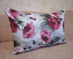 Декоративная гобеленовая наволочка для интерьерной подушки Акварельные розы 68х47