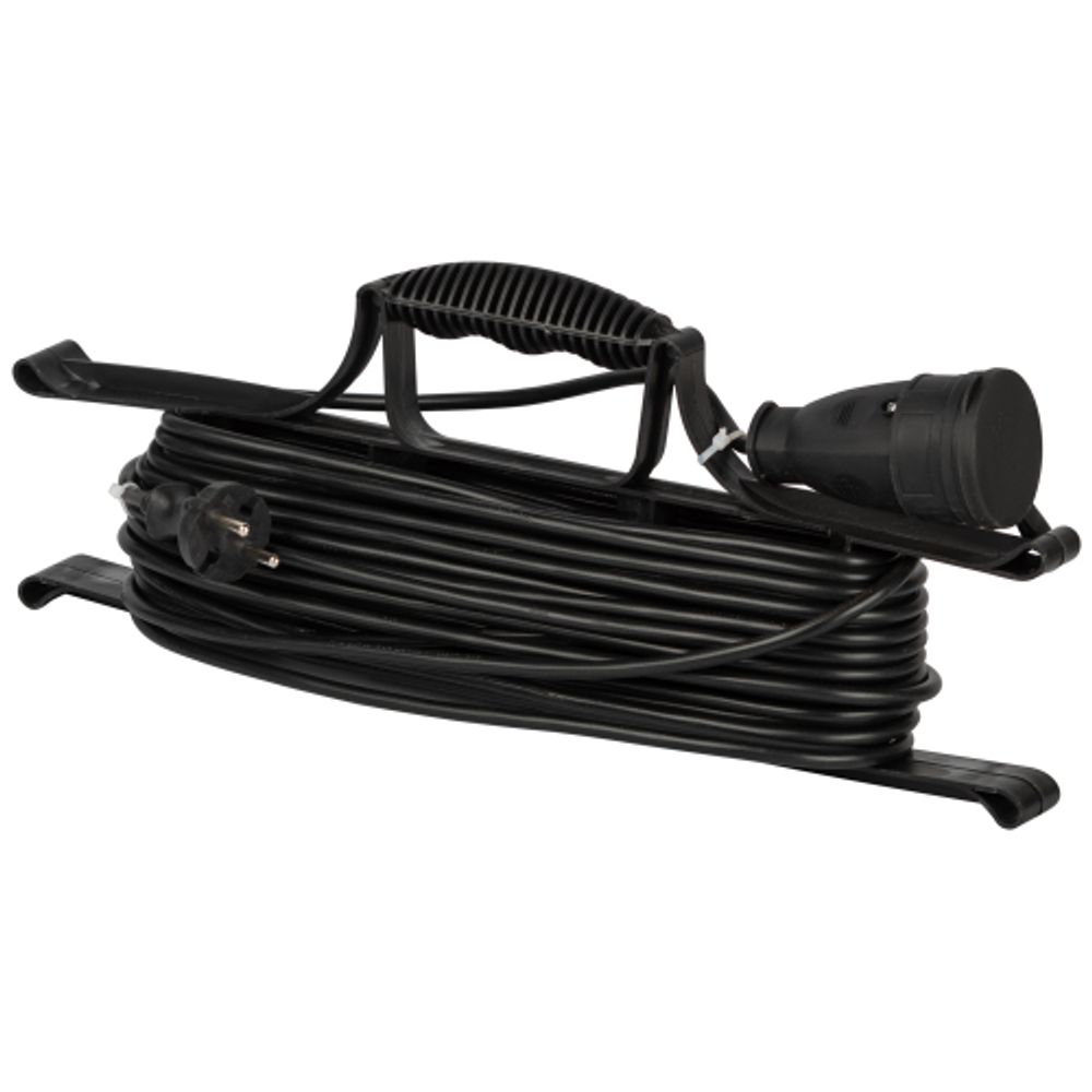 Удлинитель силовой ЭРА GREEN LINE FR-10-20m Greenline на рамке 1 розетка без заземления 20м ПВС 2x1мм2