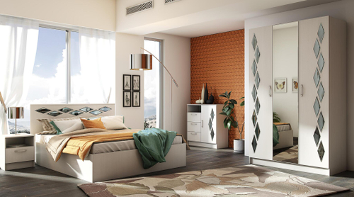 Кровать Диана 1200 Анкор светлый