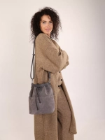 сумка через плечо маленькая натуральная замша