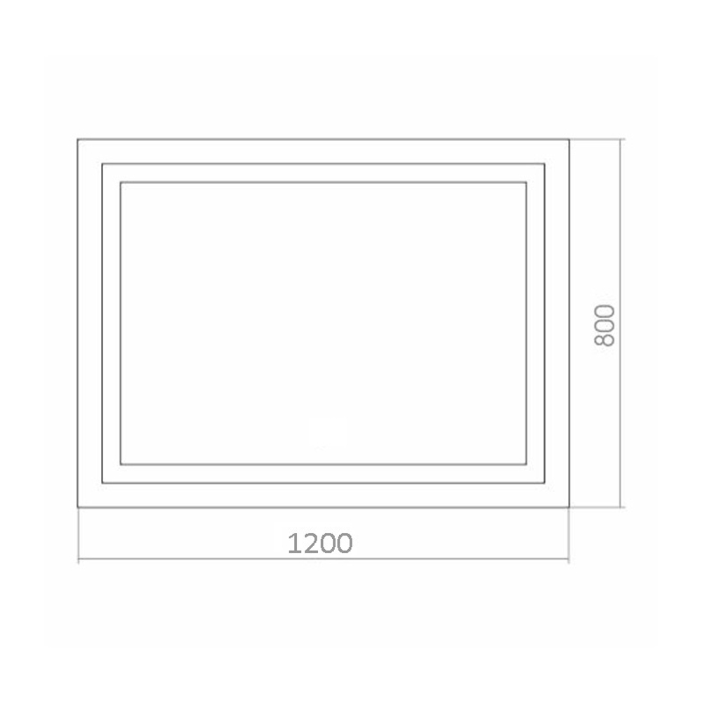 Зеркало Azario Ливия 120 см LED-00002270 с подсветкой