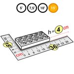 Крышка оранжевая для GigaBloks Outdoor