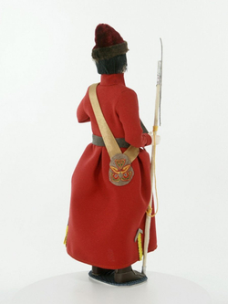 Кукла коллекционная фарфоровая Стрелец 17 век, Русь