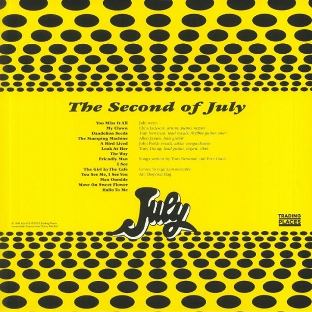 July / The Second Of July (LP)