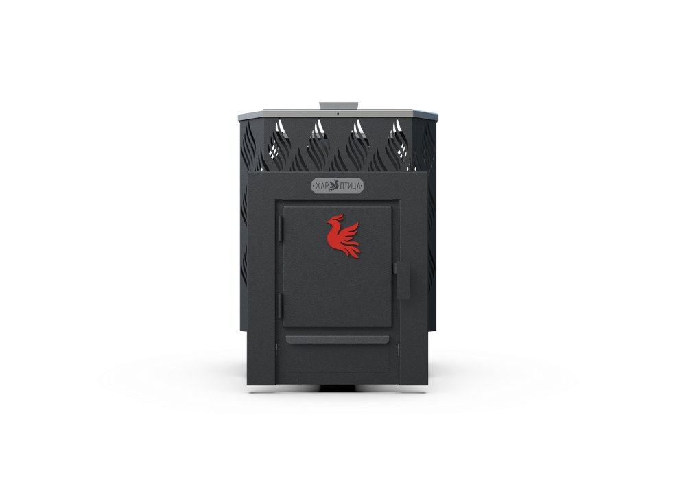 Банная печь Душа- 15 Сетка Лист Ивы Закрытая Каменка