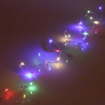 Гирлянда для дома «Льдинка» на батарейках 2,0 м 20 ламп LED, 3 реж, IP-20, Мультицвет