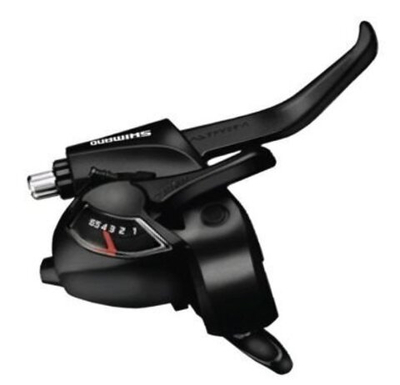 Перекл-ль TOURNEY ASTEF41R6ALшифтер+торм. ручка (2пальца) 6скор. правый черный SHIMANO