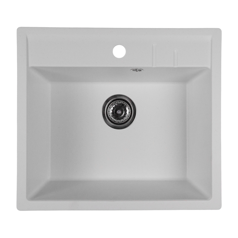 Мойка ML-GMS121 СТАНДАРТ прямоугольная, белый (331), 555*495*190мм