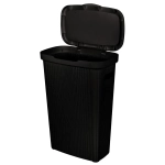 КОРЗИНА ДЛЯ БЕЛЬЯ VELVET, 450*290*630ММ, 45Л (Черный)