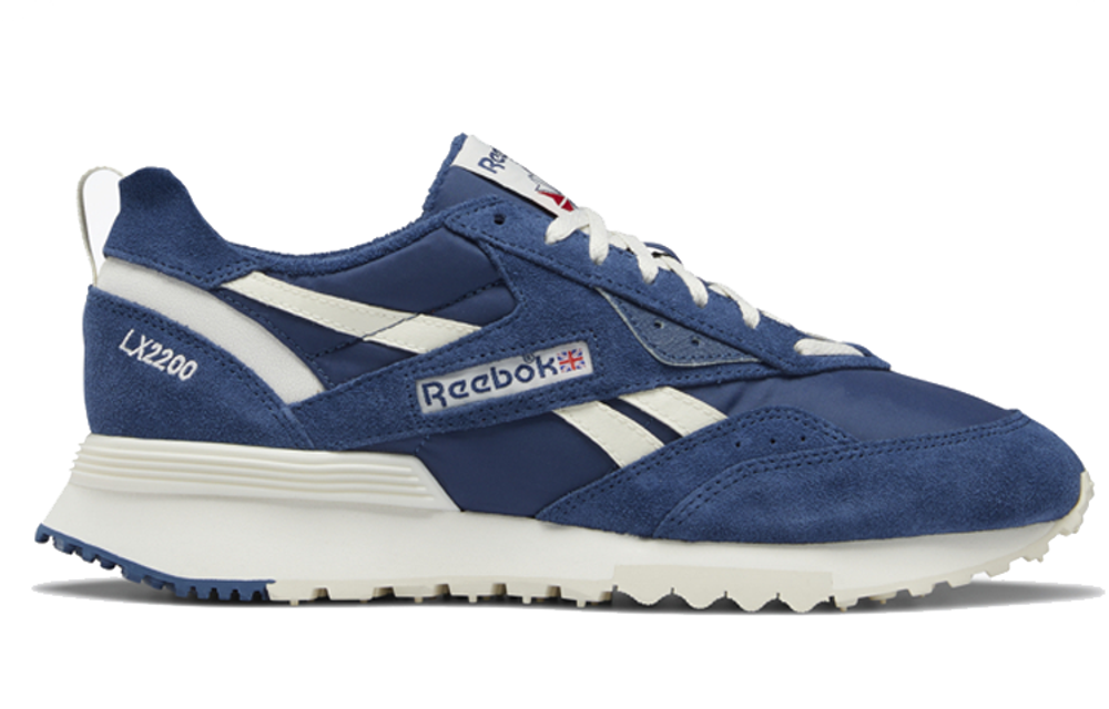 Reebok LX2200 all-match low-top non-slip wear-resistant low-top casual running shoes for men and women the same royal blue