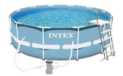 Каркасный бассейн Intex Prism Frame 366x122 см + фильтр-насос 3785 л/ч, лестница (26718/28726)