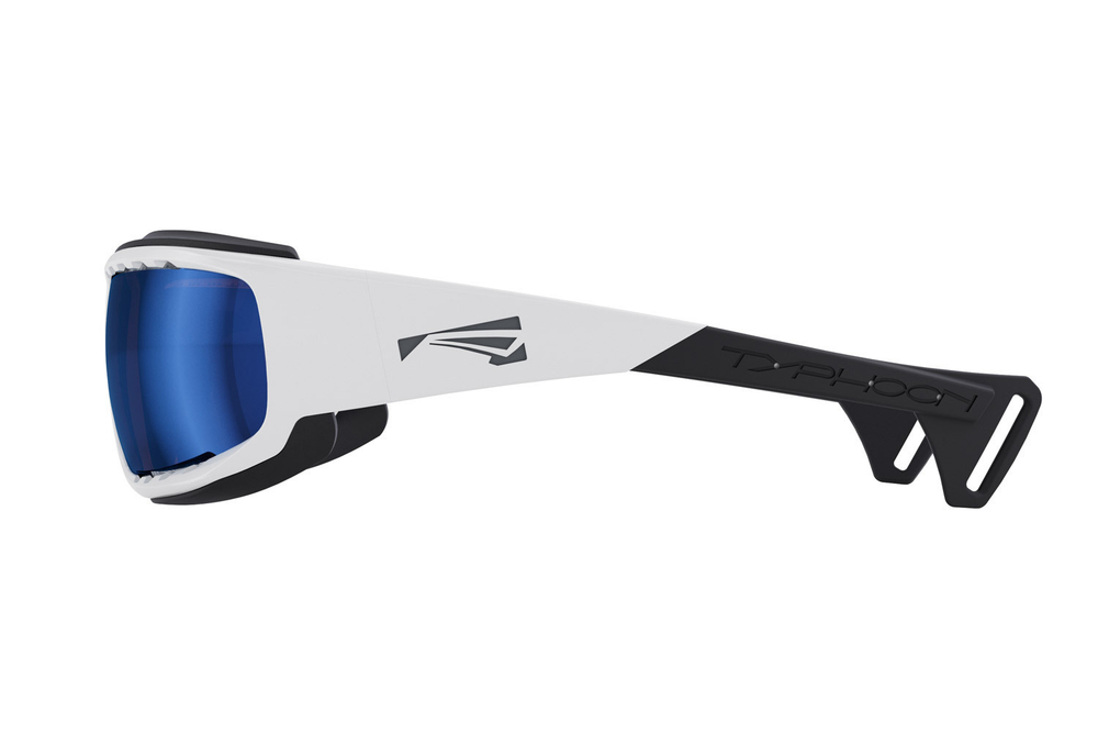 Спортивные очки LiP Typhoon / Gloss White - Black / Zeiss / PA Polarized / Pacific Blue Lens
