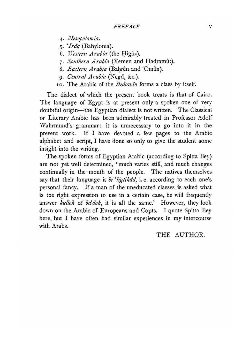 Dirr's colloquial Egyptian Arabic grammar. For the use of tourists | Adolf Dirr