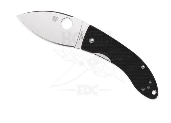 Складной нож Spyderco Lil' Lum C205GP c клинком из стали Böhler N690Co, рукоять G10