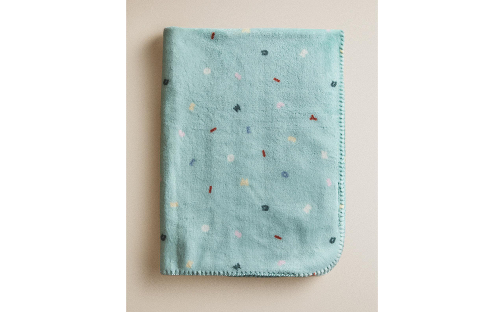 Zara Home плед детский из полиэстера, 70x100 см · 0617/004