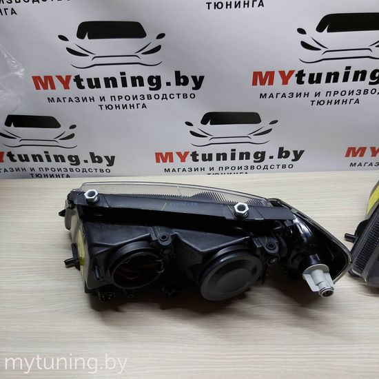 Передние фары BLACK для Volkswagen Passat B5