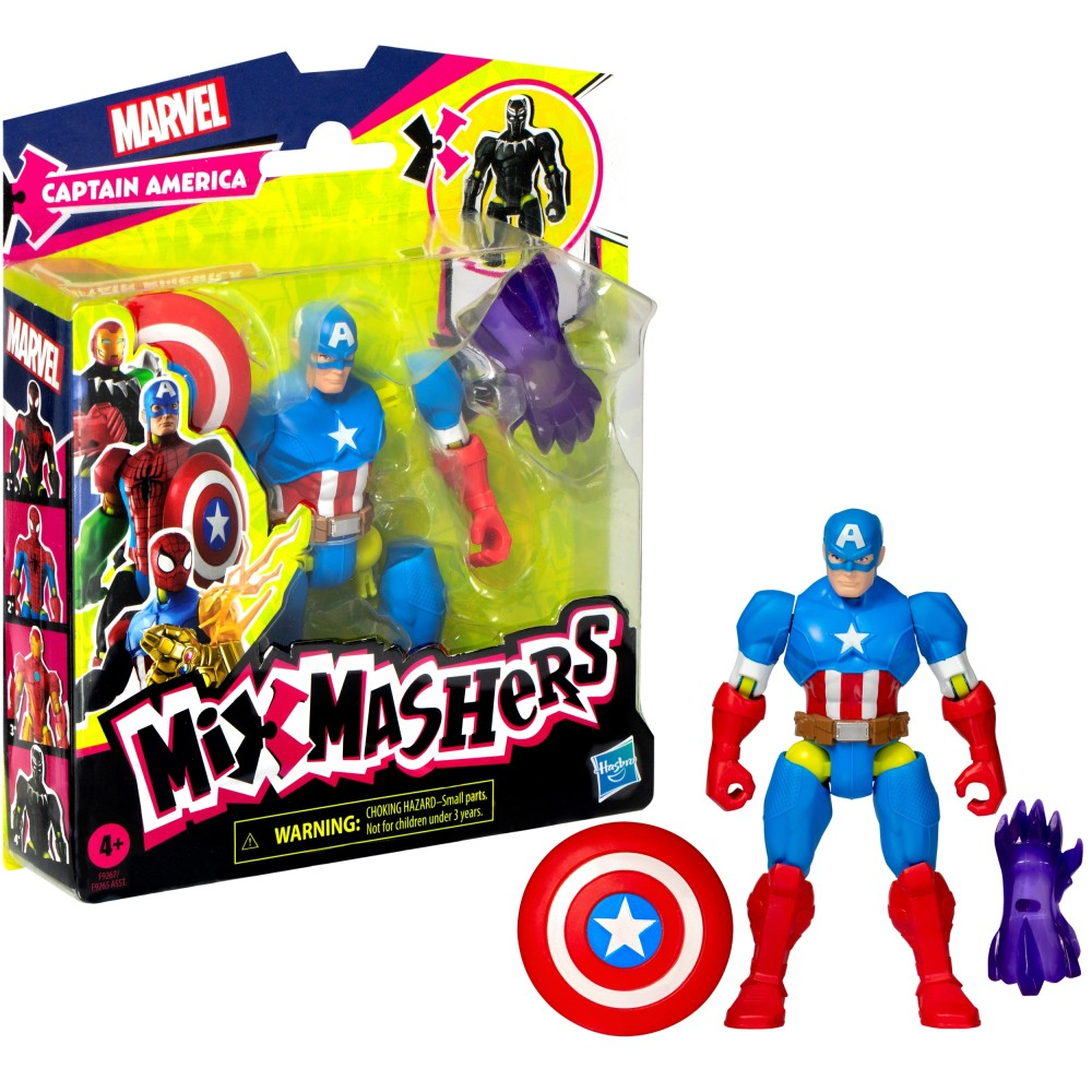 Hasbro Marvel MixMashers - Фигурка Капитан Америка 12 см Avengers F9267