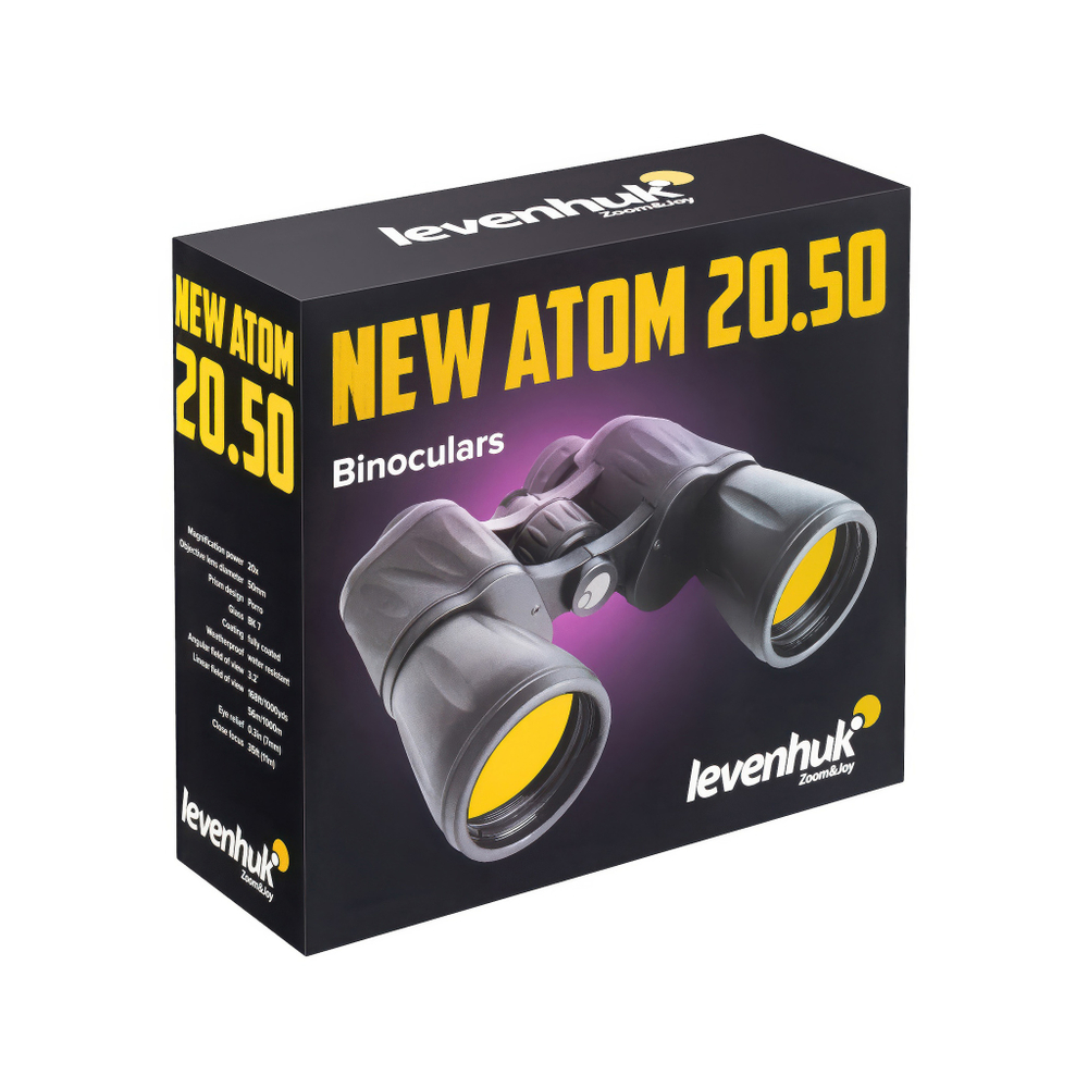 Бинокль Levenhuk New Atom 20x50