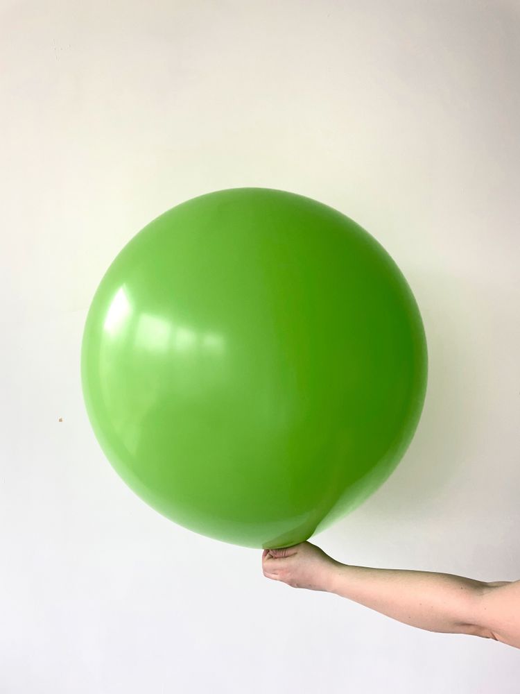 S Шар 24"/60 см, зеленый лайм (липа) (БГ-90)