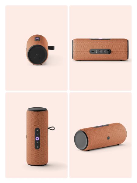 Умная колонка Яндекс Станция Стрит с Алисой, Оранжевый | Orange