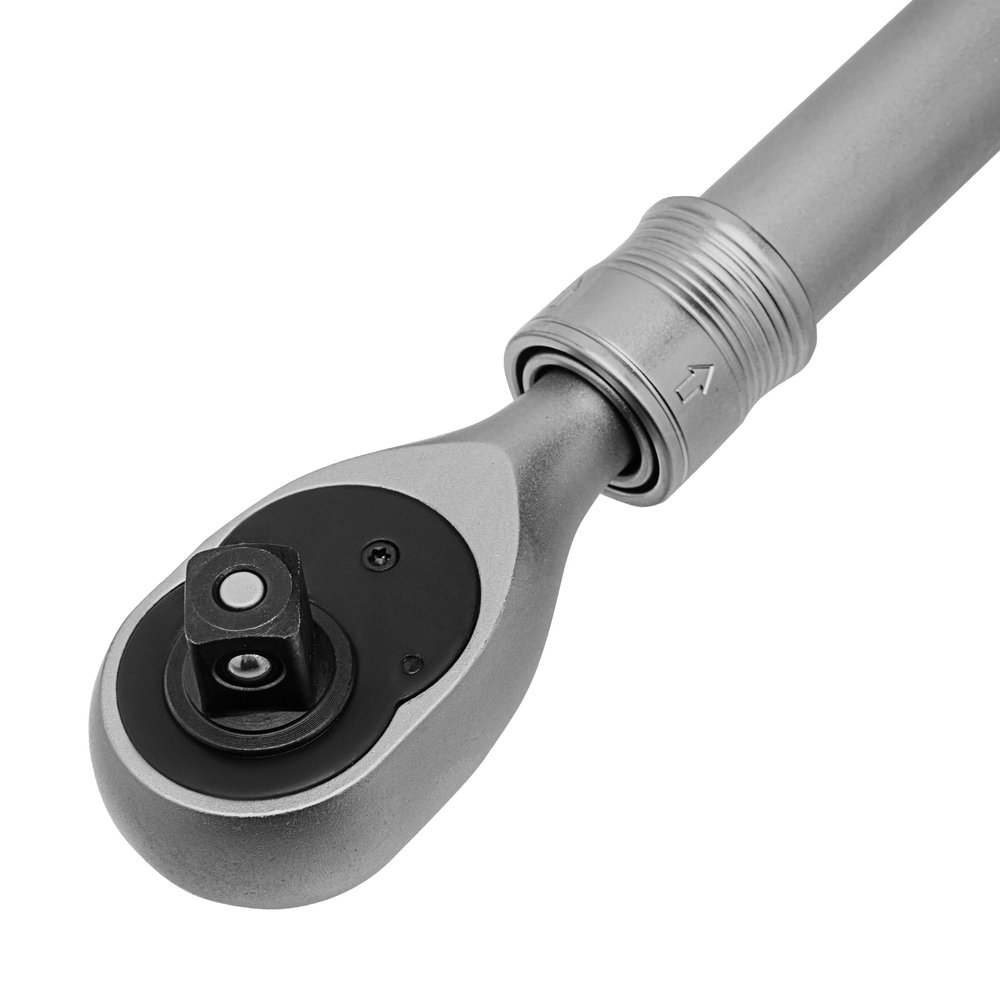 Ключ-трещотка телескопический 1/2", 300-430 мм, 72 зуба, с быстрым сбросом Сибртех