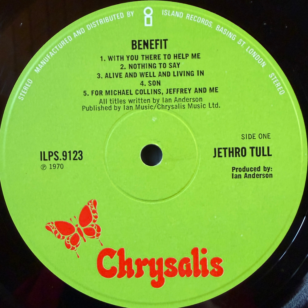 Jethro Tull – Benefit (Англия 1970г.) Т