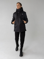Анорак зимний женский ткань мембрана Город Горький черный