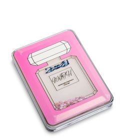 WW-112/5 Зеркало прямоугольное с плавающими блестками «Парфюм»