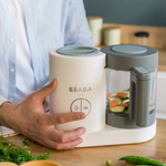 Уцененный товар: блендер-пароварка для детского питания 5 в 1 BEABA Babycook Neo белый/серый, Франция